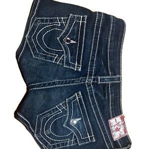 True religion Jean shorts size 27